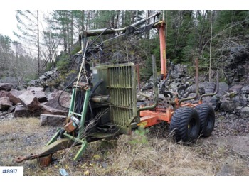 Gozdarska prikolica, Prikolica Mohedavagnen timber trailer w / crane: slika 1