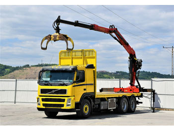Prevoz lesa Volvo FM 480 Holztransporter 6,40m + EPSILON 165Z/6x4