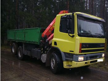 Daf 75 300 + crane - Avtodvigalo