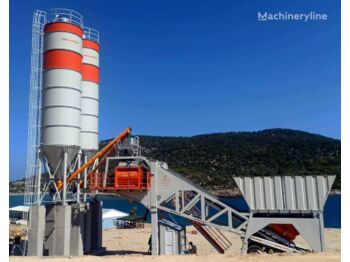 POLYGONMACH 100 m3 per hour mobile concrete batching plant - Betonarna