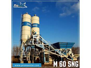 PROMAXSTAR Mobile Concrete Batching Plant PROMAX M60-SNG(60m³/h) - Betonarna
