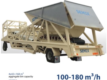 SEMIX Dry Type Mobile Concrete Batching Plant - Betonarna