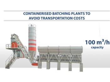 SEMIX SEMIX Compact Concrete Batching Plant 100 m³/h Containerised - Betonarna