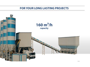 SEMIX Stationary Concrete Batching Plant 160 m³/h - Betonarna
