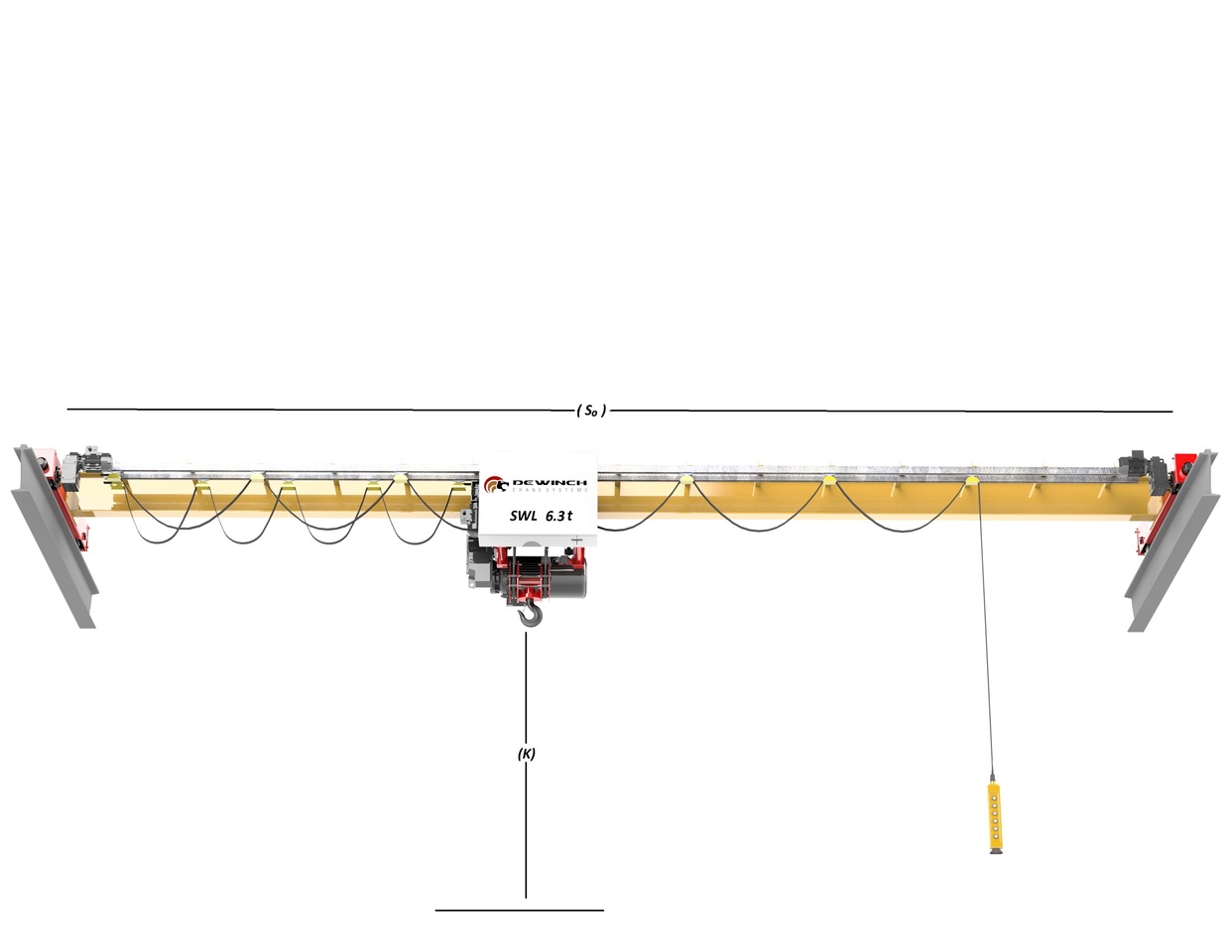Nov Portalni žerjav DEWINCH 10 ton -5 Ton Gantry Crane  -Monorail Crane -Single Girder Crane: slika 12