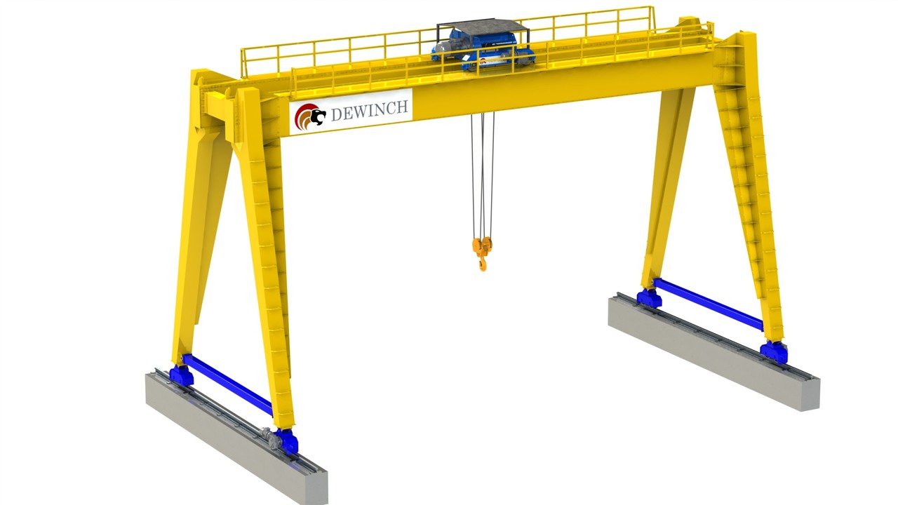 Nov Portalni žerjav DEWINCH 10 ton -5 Ton Gantry Crane  -Monorail Crane -Single Girder Crane: slika 7