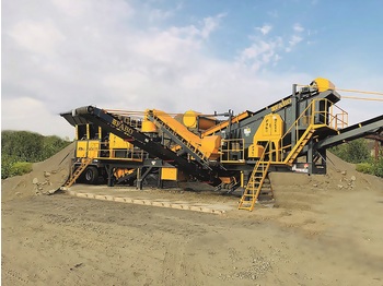 FABO MCK-65 MOBILE JAW CRUSHER + CONE CRUSHER 60-80 TPH - Drobilec
