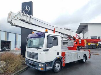 MAN TGL 8.180 4x2 Dachdecker-Kran Klaas K26/34TS  - Dvižna ploščad montirana na tovornjak