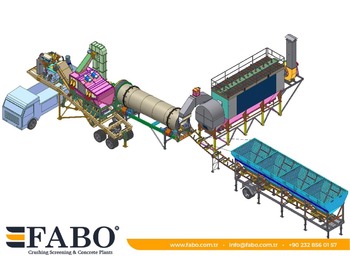 Nov Asfaltna baza FABO Installation of asphalt of any capacity mobile and fixed.: slika 1