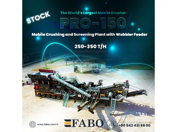 Nov Mobilni drobilec FABO PRO-150 MOBILE CRUSHER | WOBBLER FEEDER: slika 1