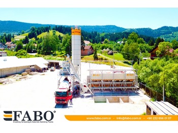 Nov Betonarna FABO SKIP SYSTEM CONCRETE BATCHING PLANT | 110m3/h Capacity: slika 1