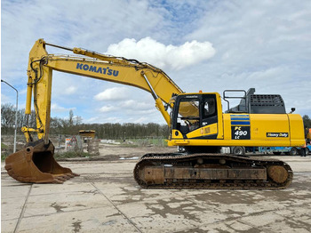 Komatsu PC490LC-11 - Rear + Side Camera / CE - Bager goseničar: slika 1