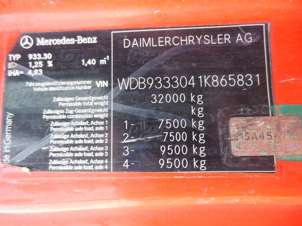 Črpalka za beton Mercedes-Benz ACTROS 3241, LIEBHERR 7m3, PUMPE PUTZMEISTER 24m: slika 30