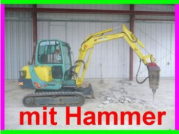 Yanmar B 37 V, mit Hydr. Hammer - Mini bager