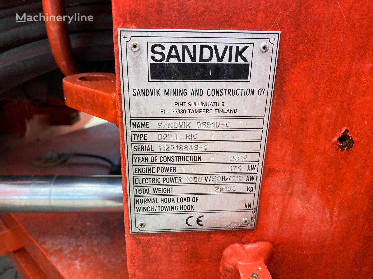 Predorski vrtalni stroj Sandvik DS510-C, RD314 Rock Drill, After Service works fine: slika 30