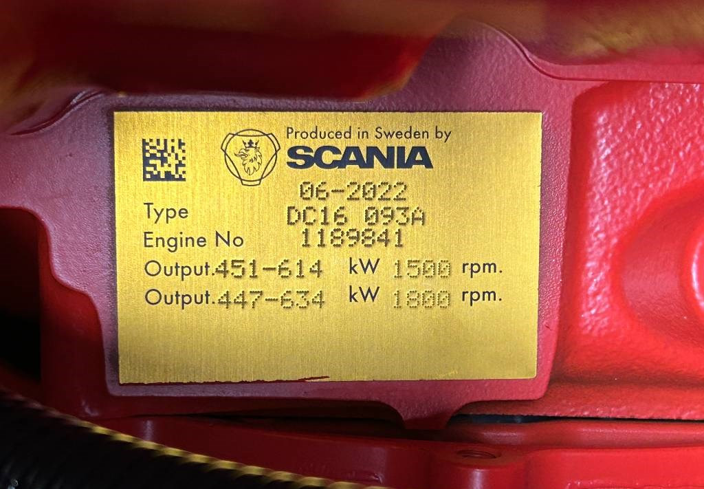 Generator Scania DC16 - 715 kVA Generator - DPX-17955: slika 10