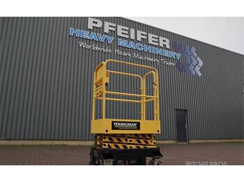 Youngman BOSS X3X Push Around Scissor Lift, Electric, 5.2m  - Škarjasta dvižna ploščad