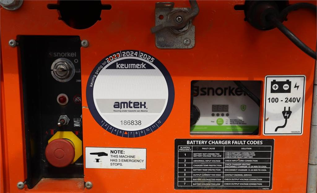 Škarjasta dvižna ploščad Snorkel S3219E Valid Inspection, *Guarantee! ,Electric, 8m: slika 5