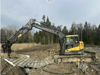 Bager goseničar Volvo ECR145DL Crawler excavator with rotor and buckets: slika 2