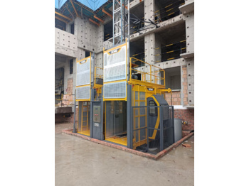 Nov Dvižna ploščad XCMG Brand Building Lifting Machinery SC200/200ES1 Double Cage Construction Elevator With Spare PartL: slika 1