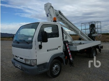 Nissan CABSTAR 120 4X2 W/Oil & Steel Scorpion 1490 - Zglobna dvižna ploščad