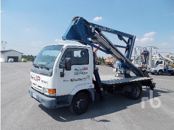 Nissan CABSTAR E110 W/Oil & Steel Snake City 179 - Zglobna dvižna ploščad