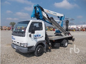 Nissan CABSTAR E120 W/Oil & Steel Snake 1911 City - Zglobna dvižna ploščad