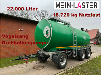 Cisterna za gnojevko Gülleauflieger Transportfaß Güllezubringer: slika 1