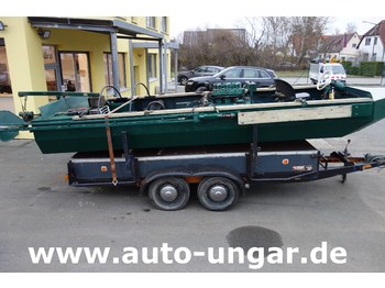 Traktor Mulag Mähboot mit Heckmäher Volvo-Penta  Diesel Mulag - Gödde inkl. Anhänger: slika 3