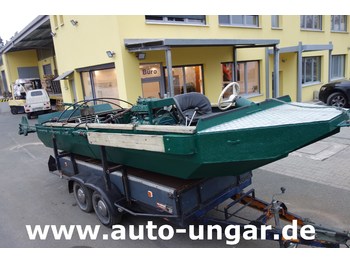 Traktor Mulag Mähboot mit Heckmäher Volvo-Penta  Diesel Mulag - Gödde inkl. Anhänger: slika 2
