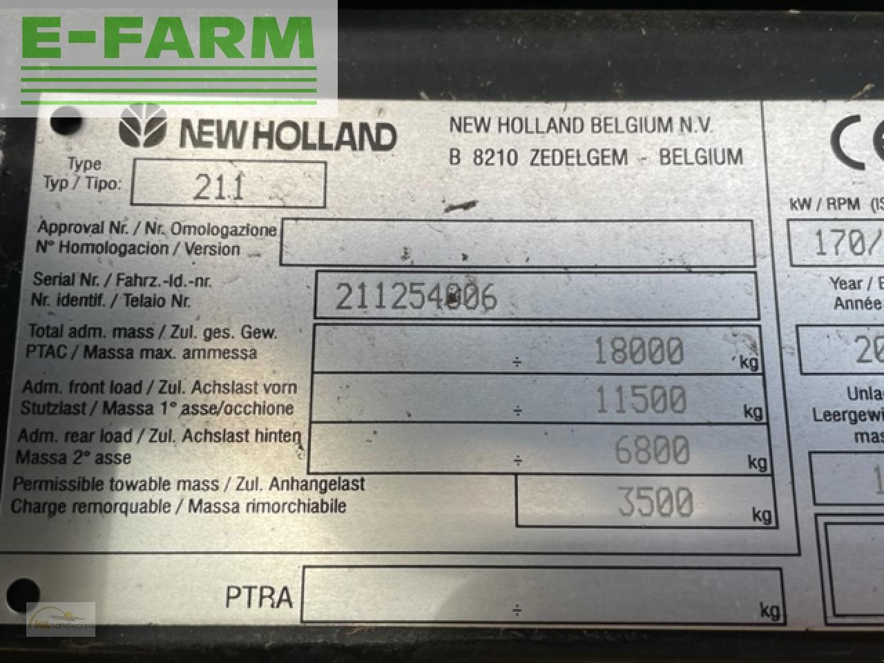 Kombajn harvester New Holland cx 740: slika 20