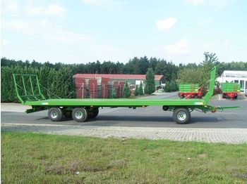 Nov Kmetijski prikolica s ploščadjo Pronar Ballenwagen TO 26 M, 18 t., Druckluft, 3-achser: slika 1