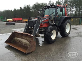 Valtra 6250-4, h, Traktor Frontlastare, grusskopor och vikplog -00  - Traktor