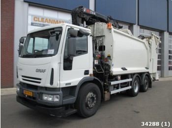 Ginaf C 3127 Hiab 21 ton/meter Kran - Smetarski tovornjak