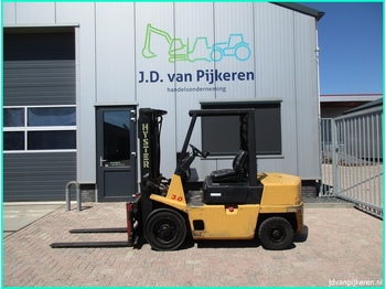 4-kolesni sprednji viličar HYSTER H3.00XL diesel triplex 4.4m + sideshift doorrij 208cm!