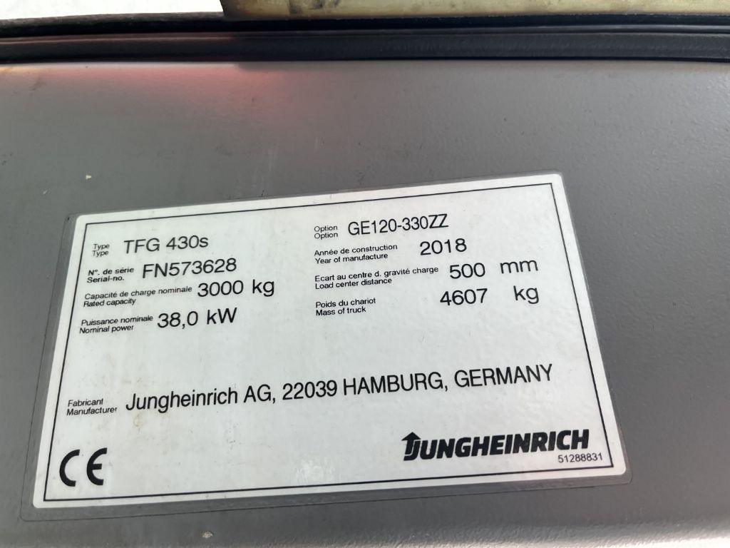 Plinski viličar Jungheinrich TFG430s: slika 4