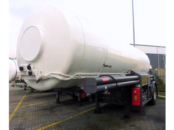 Polprikolica cisterna za transport plina BURG CO2, Carbon dioxide, gas, uglekislota: slika 1