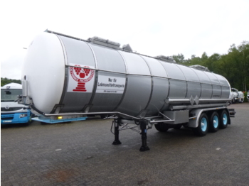 Polprikolica cisterna za transport kemikalij Burg Chemical / Food tank inox 36 m3 / 3 comp / ADR valid 03/2021: slika 1