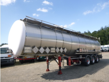 Polprikolica cisterna za transport kemikalij Burg Chemical tank inox 46 m3 / 4 comp: slika 1