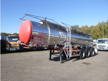 Polprikolica cisterna za transport kemikalij Crane Fruehauf Chemical tank inox 18.5 m3 / 1 comp: slika 1