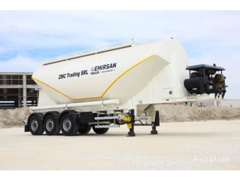 Nov Polprikolica cisterna za transport cementa EMIRSAN 2022 W Type Cement Tanker Trailer from Factory: slika 1