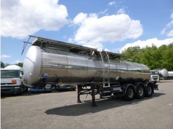 Polprikolica cisterna za transport hrane Feldbinder Food tank inox 23.5 m3 / 1 comp + pump: slika 1