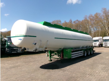 Polprikolica cisterna za transport goriva Feldbinder Fuel tank alu 44.3 m3 / 6 comp + pump: slika 1