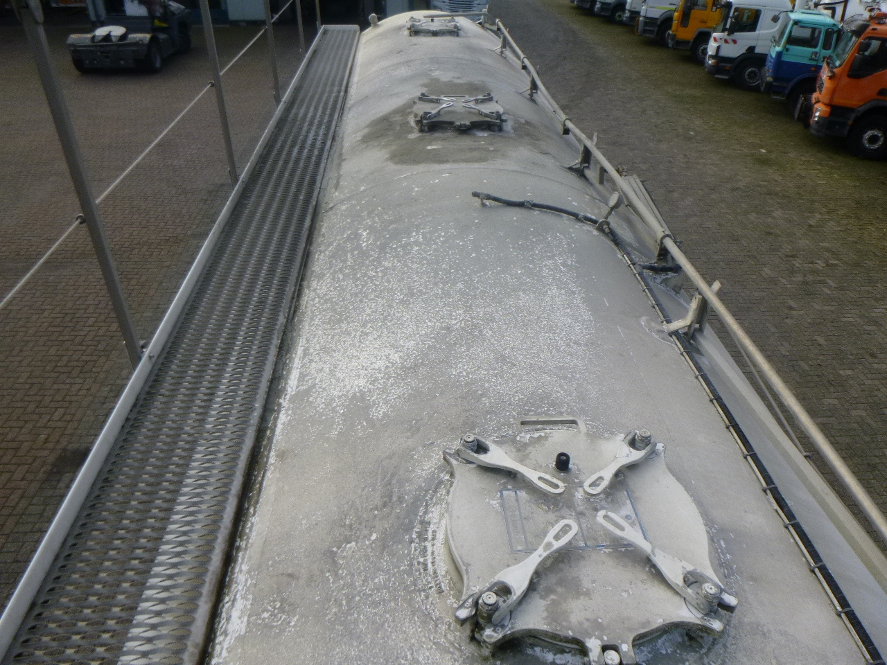 Polprikolica cisterna za transport moke Feldbinder Powder tank alu alu 49 m3 / 1 comp: slika 30