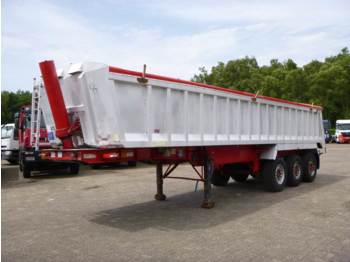 Weightlifter Tipper trailer alu / steel 34.5 m3 + tarpaulin - Kiper polprikolica