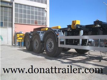 DONAT Container Chassis Semitrailer - Extendable - Kontejnerska polprikolica/ Polprikolica z zamenljivim tovoriščem
