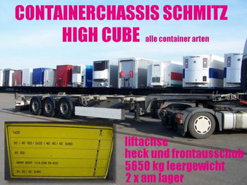 Schmitz SCF 24 G / HIGH CUBE 20/30/40/45 2x vorhanden - Kontejnerska polprikolica/ Polprikolica z zamenljivim tovoriščem