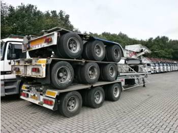 Titan Tank container trailer 20 ft - Kontejnerska polprikolica/ Polprikolica z zamenljivim tovoriščem