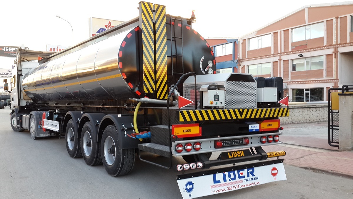 Nov Polprikolica cisterna za transport bitumena LIDER 2024 MODELS NEW LIDER TRAILER MANUFACTURER COMPANY: slika 3