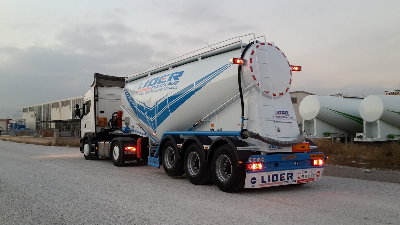 Nov Polprikolica cisterna za transport cementa LIDER 2024 MODEL NEW CEMENT TANKER: slika 14